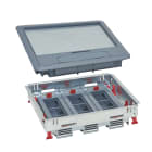 Legrand - Kit boite de sol cadre + couvercle plastique + supports horizontaux 18 modules
