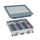 Legrand - Kit boite de sol cadre + couvercle plastique + supports horizontaux 24 modules