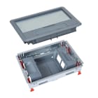 Legrand - Kit boite de sol cadre + couvercle plastique + supports verticaux 8 modules