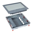 Legrand - Kit boite de sol cadre + couvercle plastique + supports verticaux 16 modules