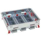 Legrand - Kit support hauteur réglable boîte de sol std prises horiz 3 paniers 6 modules