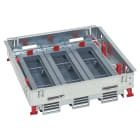 Legrand - Kit support hauteur réglable boîte de sol std prises horiz 3 paniers 8 modules