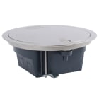 Legrand - Boîte de sol IP66 4 modules avec couvercle sur charnière - inox
