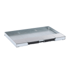 Legrand - Couvercle métal revêtement inox boîte de sol version affleurante 8 ou 12 modules
