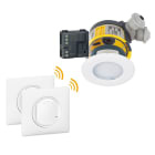 Legrand - Kit 3 spots dimmable Modul'up + micromodule + 2 cdes Céliane sans fil - blanc