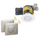 Legrand - Kit 3 spots dimmable Modul'up + micromodule + 2 cdes Céliane sans fil - titane