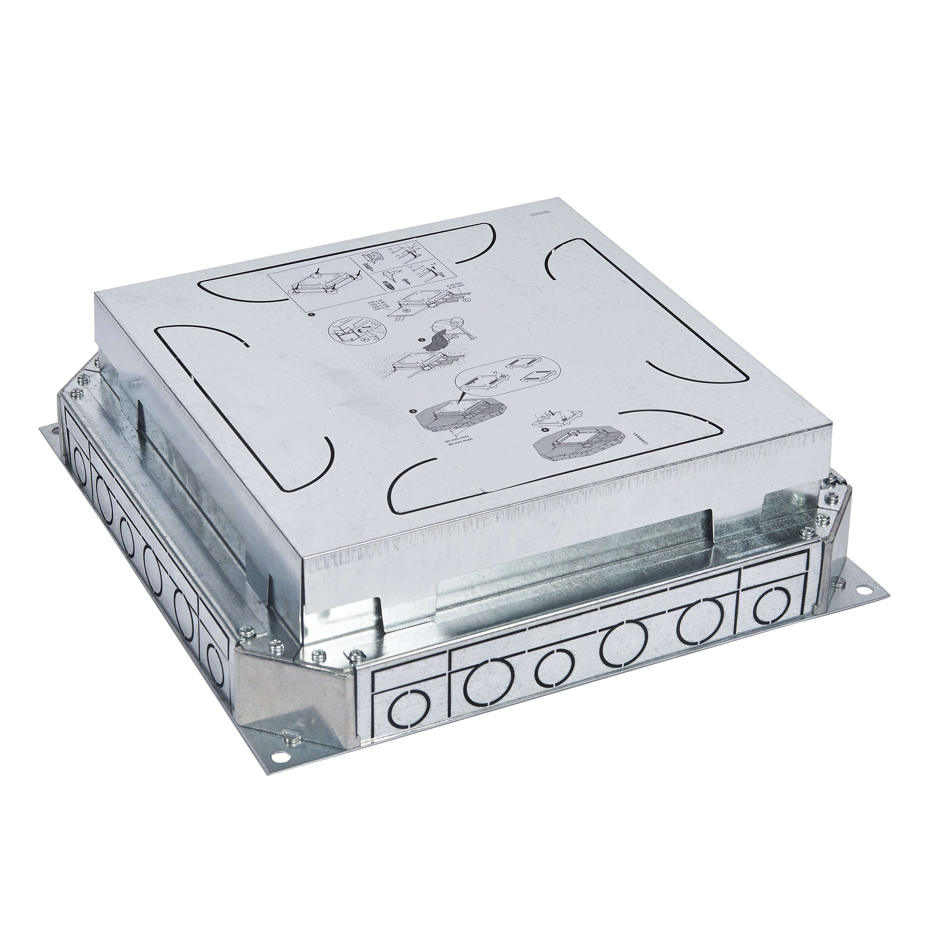 Legrand - Boîte d'encastrement pour sol béton pour références 689622 , 689623 et 088056