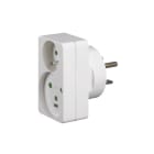 Legrand - Adaptateur pour 1 fiche 2P+T 16A + 1 fiche 2P+T 20A sur une prise 32A