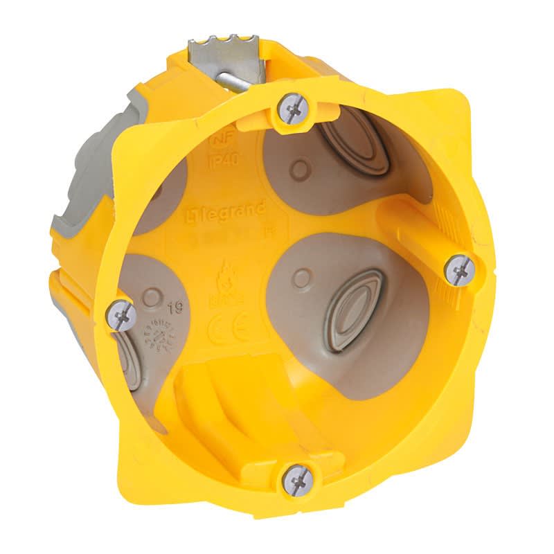Legrand - Boite a encastrer Ecobatibox profondeur 40mm pour plaque de platre - 1 poste