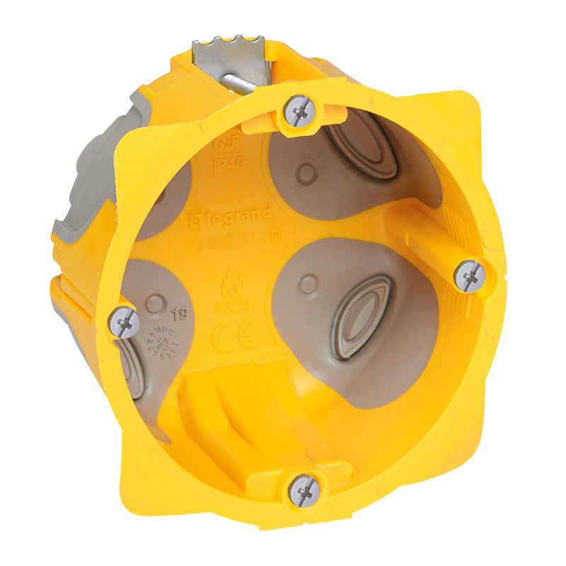 Legrand - Boîte à encastrer Eco Batibox profondeur 40mm pour plaque de plâtre - 1 poste