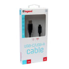 Legrand - Cordon USB 2.0 Type-C mâle vers USB Type-A mâle - 1m
