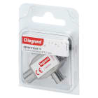 Legrand - Répartiteur télévision blindé 1 entrée mâle 2 sorties femelles Ø9,52mm