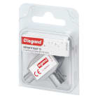 Legrand - Répartiteur télévision blindé 1 entrée femelle 2 sorties mâles Ø9,52mm