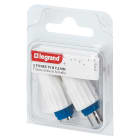 Legrand - Fiches télévision coaxiales normalisées 1 mâle et 1 femelle Ø9,52mm