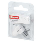 Legrand - Fiche télévision coaxiale normalisée femelle sortie latérale Ø9,52mm