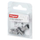 Legrand - Adaptateur "F" femelle pour fiche TV coaxiale - avec 2 fiches "F" mâles à visser