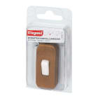 Legrand - Interrupteur à bascule à touche luminescente vieil or - blister avec Gencod