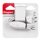 Legrand - Cordon pré-équipé pour lampe avec fiche mâle et interrupteur 2A - blanc