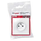 Legrand - Prise de courant avec terre Neptune - Blanc