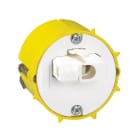 Legrand - Boîte à encastrer Batibox plaque de plâtre + fiche pour applique - Ø54mm