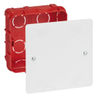 Legrand - Boîte de dérivation pour maçonnerie avec couvercle et vis - 85x85x40mm