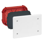 Legrand - Boîte de dérivation pour maçonnerie avec couvercle et vis - 165x115x40mm
