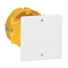 Legrand - Boîte de dérivation pour plâtre - Ø85mm profondeur 40mm - avec plaque et vis