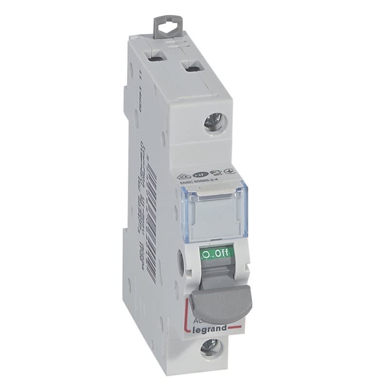 Legrand - Interrupteur - unipolaire - 20A - 230V à 400V - 1 module