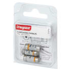 Legrand - Cartouches fusibles pour porte-fusibles - avec témoin - 8,5x23mm - 10A