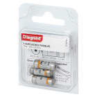 Legrand - Cartouches fusibles pour porte-fusibles - avec témoin - 8,5x23mm - 10A