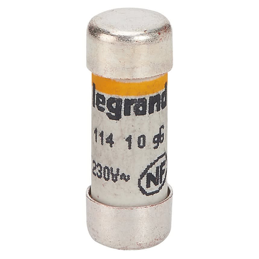 Legrand - Cartouche cylindrique domestique 8,5x23mm avec voyant - 10A