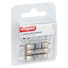 Legrand - Cartouches fusibles pour porte-fusibles - avec témoin - 8,5x31,5mm - 2A