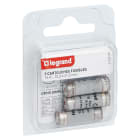 Legrand - Cartouches fusibles pour porte-fusibles - avec témoin - 10,3x31,5mm - 16A