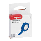 Legrand - Ruban adhésif isolant en PVC dimensions 15x10mm - bleu