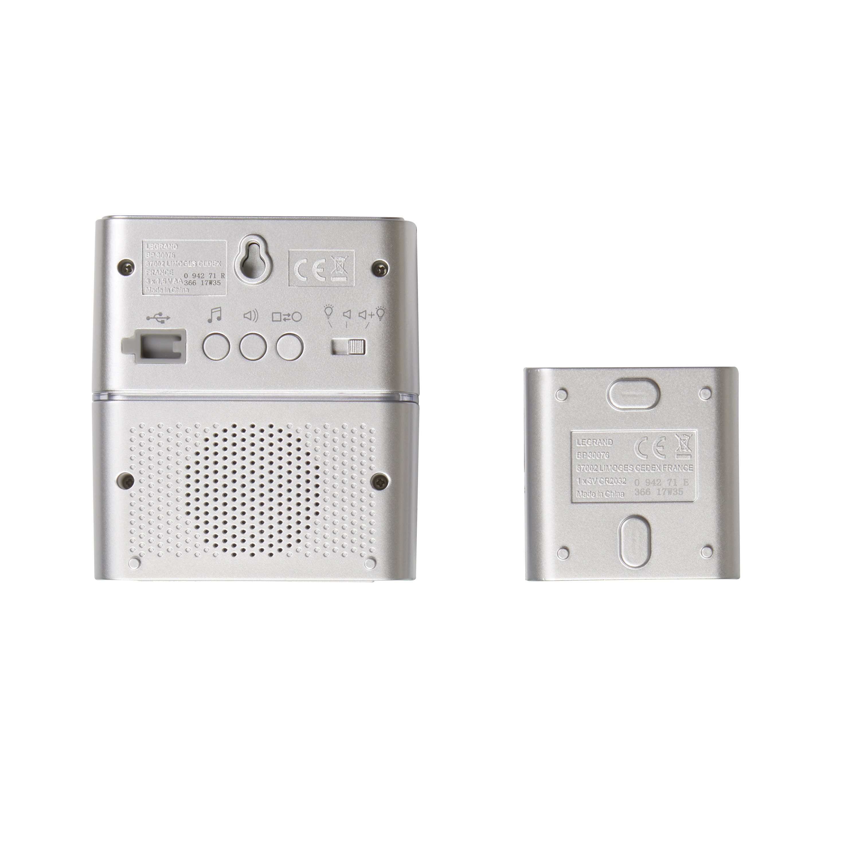 Kit carillon radio sans fil Confort plug-in 230V Blanc - MaisonModerne