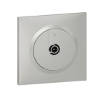 Legrand - Prise TV étoile blindée dooxie avec plaque carrée alu
