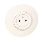 Legrand - Prise de courant Surface dooxie complet plaque déco - blan c