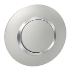 Legrand - Interrupteur ou va-et-vient dooxie 10AX 250V~ avec plaque ronde alu bague chrome