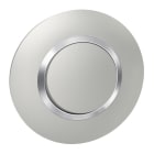 Legrand - Interrupteur ou va-et-vient dooxie 10AX 250V~ avec plaque ronde alu bague chrome