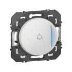 Legrand - Poussoir avec voyant lumineux marquage sonnette dooxie 6A 250V~ finition blanc