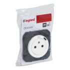 Legrand - Prise de courant Surface 2P+T avec chargeur USB Type-C dooxie - blanc