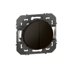 Legrand - Poussoir double dooxie 6A 250V~ - finition noir