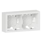 Legrand - Cadre saillie 2 postes dooxie finition blanc