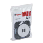 Legrand - Prise double USB Type-C dooxie 3A finition alu