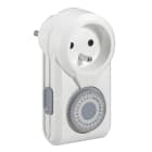 Legrand - Programmateur ménager journalier avec fiche 2P+T et socle 2P+T 16A