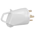 Legrand - Fiche de puissance mâle avec terre 20A étanche avec anneau - 4 broches - gris