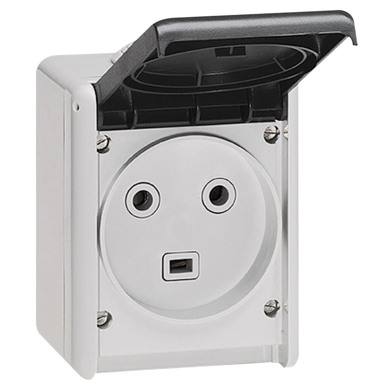 Legrand - Prise de courant de puissance avec terre - 32A - IP44 - 2 alvéoles