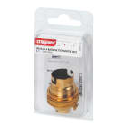 Legrand - Douille pour ampoule B22 - avec bague - sortie de câble latérale - laiton