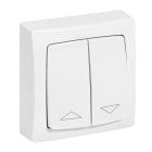 Legrand - Interrupteur individuel de volets roulants Appareillage Saillie - blanc