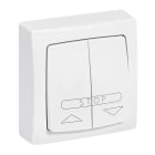 Legrand - Poussoir pour commande centralisée volets roulants Appareillage Saillie - blanc